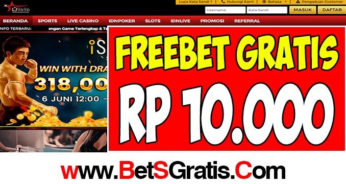 Freebet Gratis Agen96.com Freebet Gratis Agen96.com