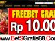 Cece188 Freebet Gratis Rp 10.000 Tanpa Deposit