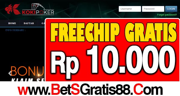 KokiPoker Freechip Gratis Rp 10.000 Tanpa Deposit KokiPoker Freechip Gratis Rp 10.000 Tanpa Deposit