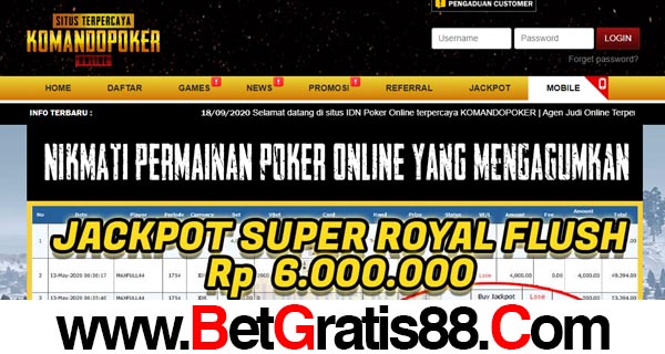 KomandoPoker Bonus New Member 30% KomandoPoker Bonus New Member 30%