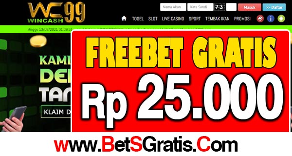 Situs WinCash99 Freebet Gratis Rp 25.000 Tanpa Deposit Situs WinCash99 Freebet Gratis Rp 25.000 Tanpa Deposit