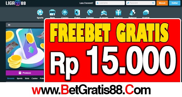 LIGAGG88 Freebet Gratis Rp 15.000 Tanpa Deposit LIGAGG88 Freebet Gratis Rp 15.000 Tanpa Deposit
