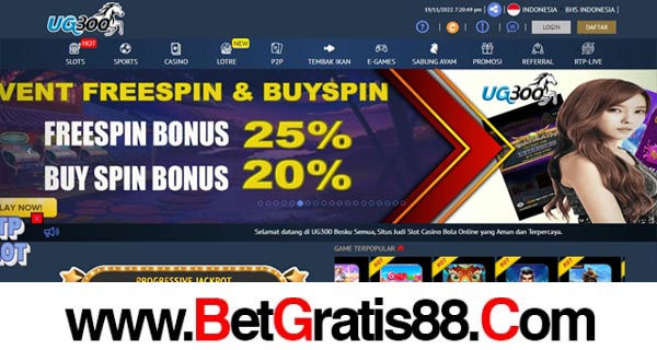 UG300 BONUS SLOT 100% NEW MEMBER CLAIM DI DEPAN UG300: BONUS SLOT 100% NEW MEMBER CLAIM DI DEPAN