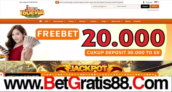 16DEWA Bonus Freebet Rp 20.000 Deposit Awal 16DEWA Bonus Freebet Rp 20.000 Deposit Awal