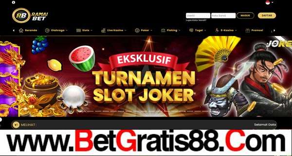 RAMAIBET BONUS SLOT MEMBER BARU 100% RAMAIBET BONUS SLOT MEMBER BARU 100%